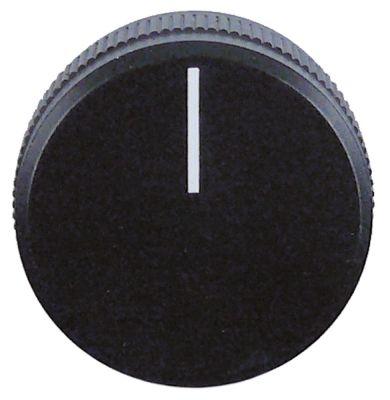 Knap Kontakt nulmærke ø 23mm Akse ø 55mm passer til SIRMAN sort Arbejdsområde  -°C