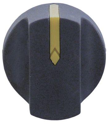 Knap Kontakt nulmærke  -°C ø 53mm Akse ø 10x8mm Udglatning oppe passer til CAPIC blå Gas