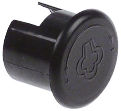 Symbol Damp ø 28mm sort L 27mm