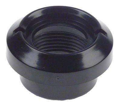 Møtrik Gevind M24x1,5 UD ø 38mm H 21mm til knap