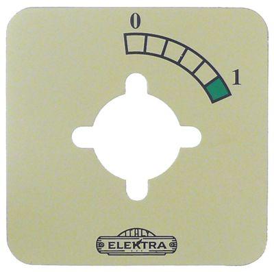 Blænde 0-1 gul ELEKTRA