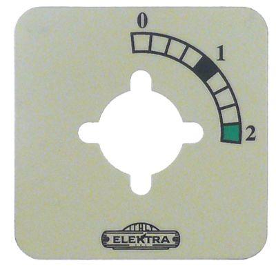 Blænde 0-1-2 gul ELEKTRA