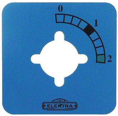 Blænde 0-1-2 blå ELEKTRA