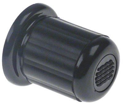 Knap Vand ø 53mm Akse ø 85mm sort