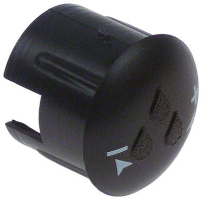 Symbol Vand ø 32mm sort L 29mm