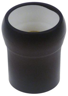 Drejegreb uden symbol ø 52mm sort