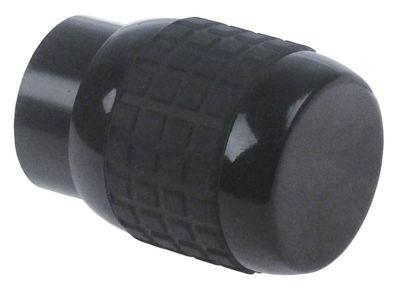 Drejegreb ø 42mm Akse ø 8mm sort L 62mm