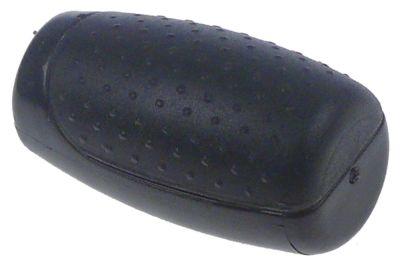 Drejegreb ø 24mm sort L 45mm Akse 6x5mm