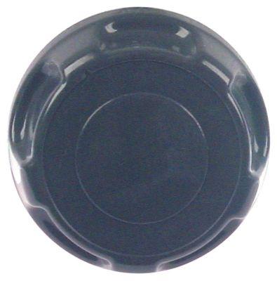 knob without symbol ø 70mm shaft ø 10x8mmshaft flat upper black