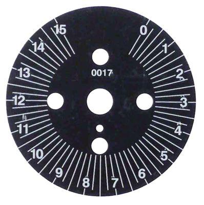 Skalaskive ø 60mm Drejevinkel 30-330° Permanent stilling Nej Inddeling 15min
