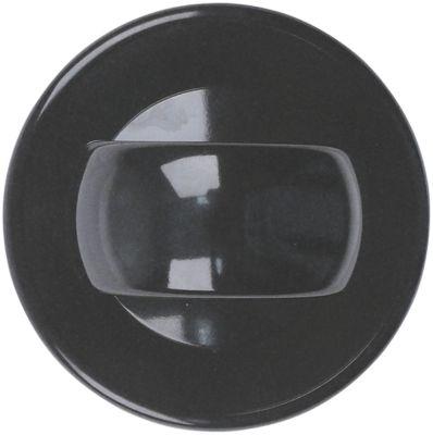 Knap uden symbol ø 70mm Akse ø 6x4,6mm Udglatning oppe/nede