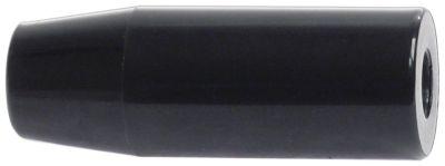 Cylindergreb Gevind  - ø 30mm sort L 82mm Boring ø 12mm