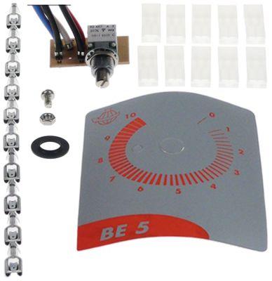 Potentiometer sæt Akse ø 6mm Kabellængde 240mm