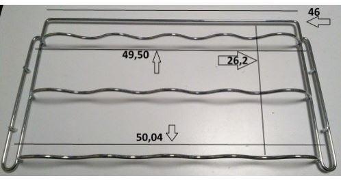 Flaskehylde vinreol 5 flasker 