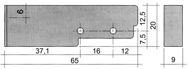 Magnetkontakt 250V 4A Tilslutning Kabel Kabellængde 3000mm L 65mm B 20mm 1NO P maks. 100W