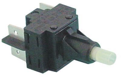 Tastelement 2NO 250V Tilslutning Fladstik 6,3 mm 16A