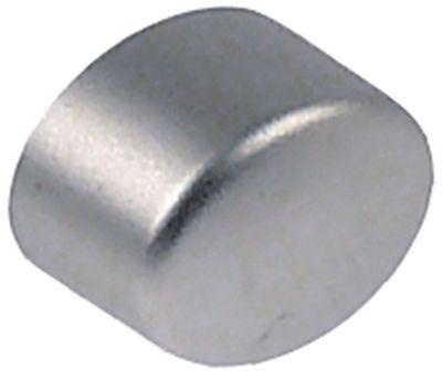 Tryktast sølv  - Størrelse 17x13mm  -