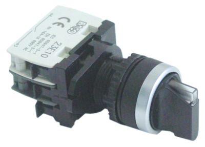 rotary selector mounting measurements ø22mm blackcomplete