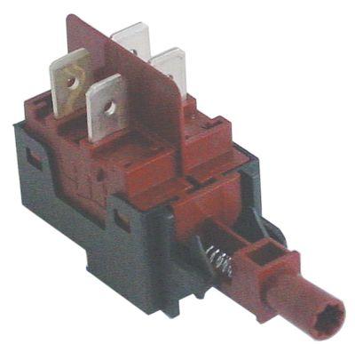 Kontaktelement 2NO 250V Tilslutning Fladstik 6,3 mm 16A