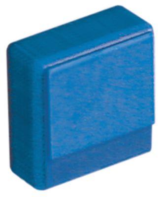 Tryktast blå  -  - Størrelse 23x23mm