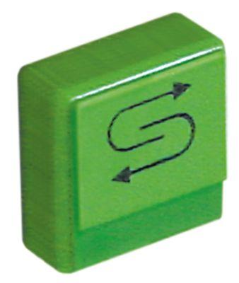 Tryktast grøn Regenerering  - Størrelse 23x23mm