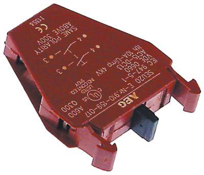 Kontaktblok rød 2NO P9B20VN GENERAL ELECTRIC 10A maks 660V