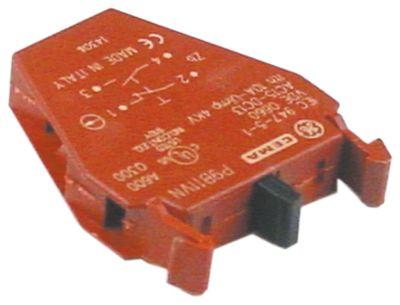 Kontaktblok rød 2NC P9B02VN GENERAL ELECTRIC 10A maks 660V