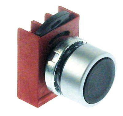 Tryktast sort Indbygningsmål ø22mm