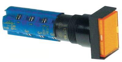 Tryktast 230V 3NC/3NO Indbygningsmål ø16mm