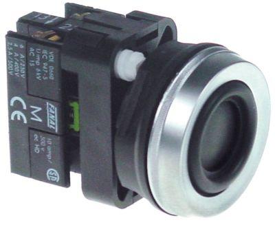 momentary push switch mounting measurements ø22mmblack complete