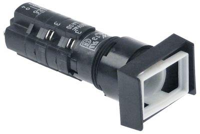 Tryktast 230V 2NO/2NC uden blænde Indbygningsmål ø16mm