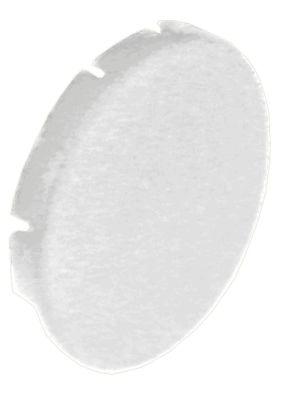 Tastplade hvid  -