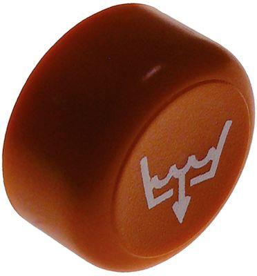 Tryktast orange ø 23mm Ludpumpe