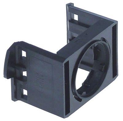Kontaktblokholder sort 3x