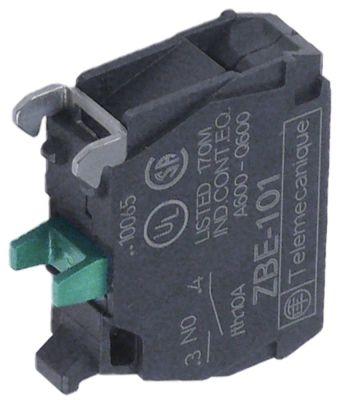 Kontaktblok sort 1NO ZBE-101 EFA 10(6)A maks 230V