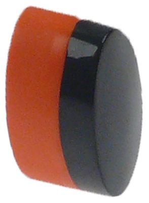 Tryktast sort/orange Udvendige mål 11x21mm