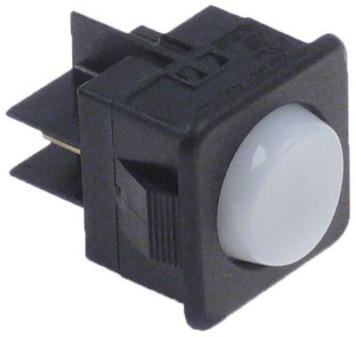 indicator light mounting measurements 27.8x25mmwhite 250V connection male faston 6.3mm