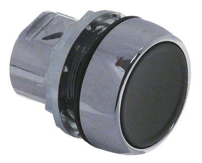 Tryktast sort/krom Indbygningsmål ø22mm