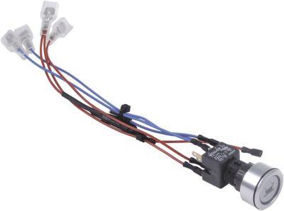 Pressostat sølv kop belyst Indbygningsmål ø16mm