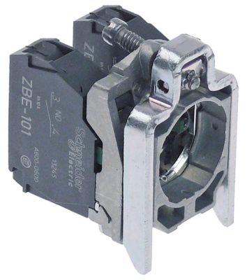 Kontaktblok sort 2NO ZB4BZ103 med holder TELEMECANIQUE 3A maks 600V