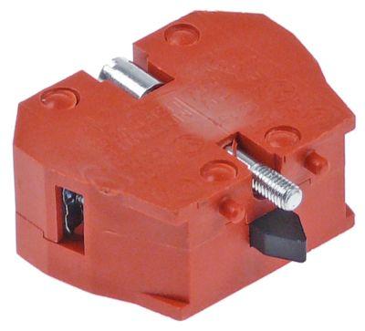 Kontaktblok rød 1NC ø 22mm L 74mm 1-polet Type ECX1030