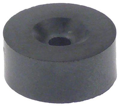 Magnet ø 23mm ID ø 45mm UD ø 23mm H 10mm Hul ø 45mm M3