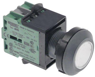 Pressostat antracit/transparent 2NO IP67 med membran Indbygningsmål ø30,5 Skiftesekvens 0-1