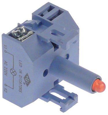 Signalelement 230V rød Tilslutning Skruetilslutning LED 230VAC