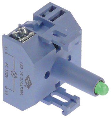Signalelement 230V grøn Tilslutning Skruetilslutning LED 230VAC