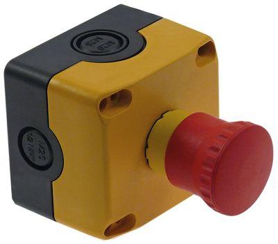 Nødstop NC H 101mm L 80mm B 725mm Version til montering på væg 2-polet