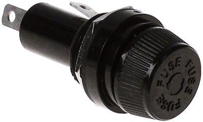 Sikringsholder 30A Mærkespænding 600V Tilslutning F6,3 ø 145mm maks. 30A