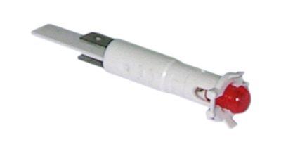 Signallampe ø 6mm 230V rød