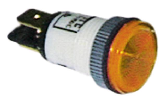 Signallampe ø 13mm 400V gul