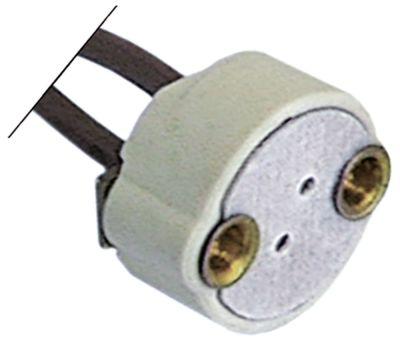 Lampefatning Tilslutning Kabel 120mm Fatning G4 24V Kabellængde 120mm ø 17mm H 9mm
